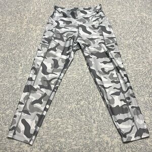 White Camo leggings Bally Total fitness size small